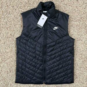 Nike Men’s Therma Fit Windrunner Quilted Vest Black FB8201-011, Size Small (New)